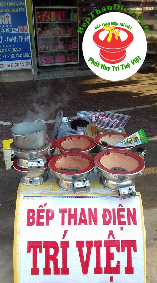 bếp than quạt điện Trí Việt