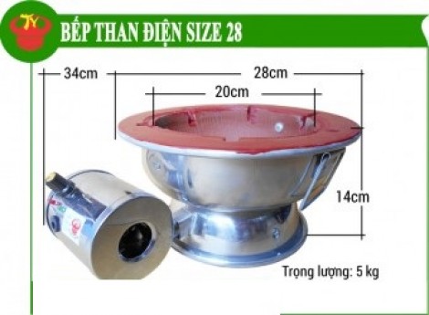  bếp nướng than hoa tại bàn