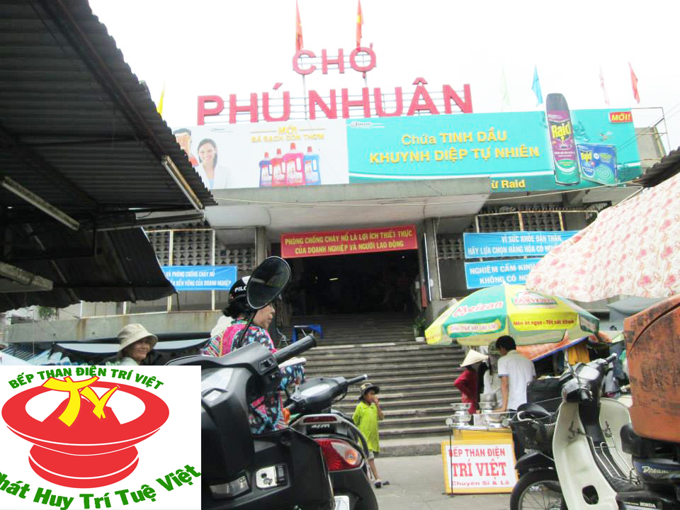 Giới thiệu bếp than điện Trí Việt tại chợ Phú Nhuận