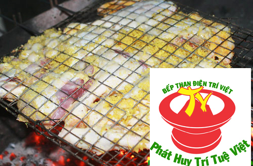 nướng vịt trên than điện Trí Việt
