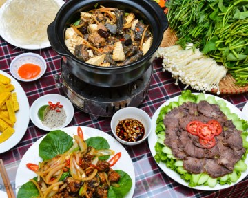 Món lẩu hợp khẩu vị với bếp than điện Trí Việt